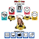Bumbly Bee Pillow Pet Itemized Product Description Image