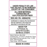 Bluey Pillow Pet Law Label Image