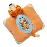 Back view of the Bingo Sleeptime Lite unfolded, showing the light shell detail on its back.