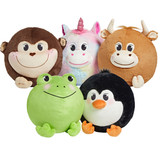 Collect them all! Group image of all 5 Round Puffs characters