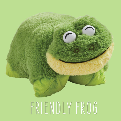 2020 Original Friendly Frog Pillow Pet Folding Plush