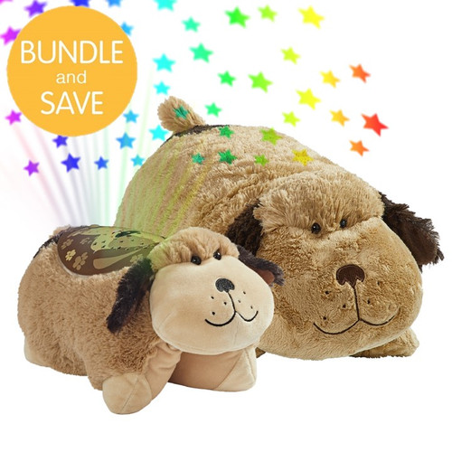 Snuggly Puppy Pillow Pet and Snuggly Puppy Sleeptime Lite Pet Images