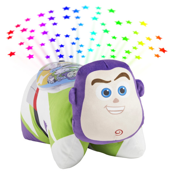 Buzz Lightyear Sleeptime Lite with rainbow stars