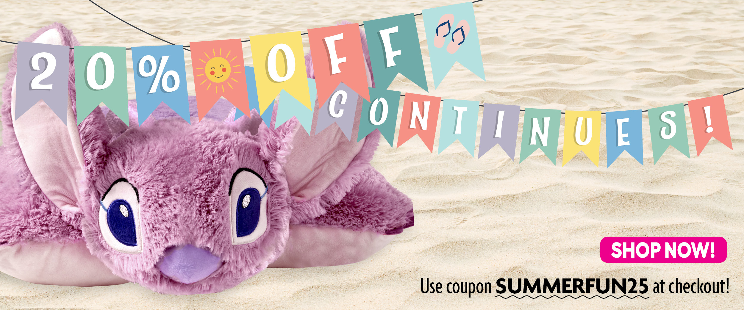 20% Off Sitewide Continues! Use coupon code SUMMERFUN25 at checkout! Shop now!