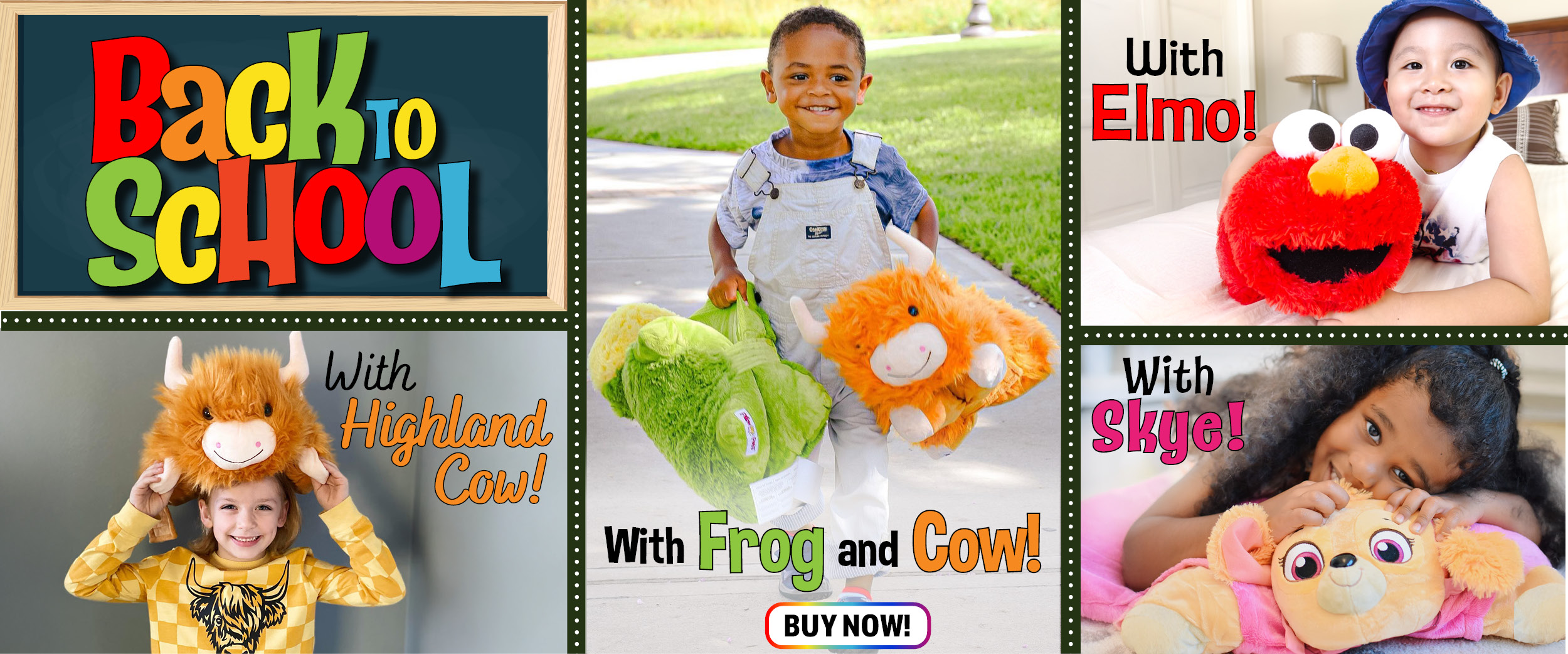 It&#039;s back to school with Pillow Pets! Click here to shop all Pillow Pet characters! Shop now!