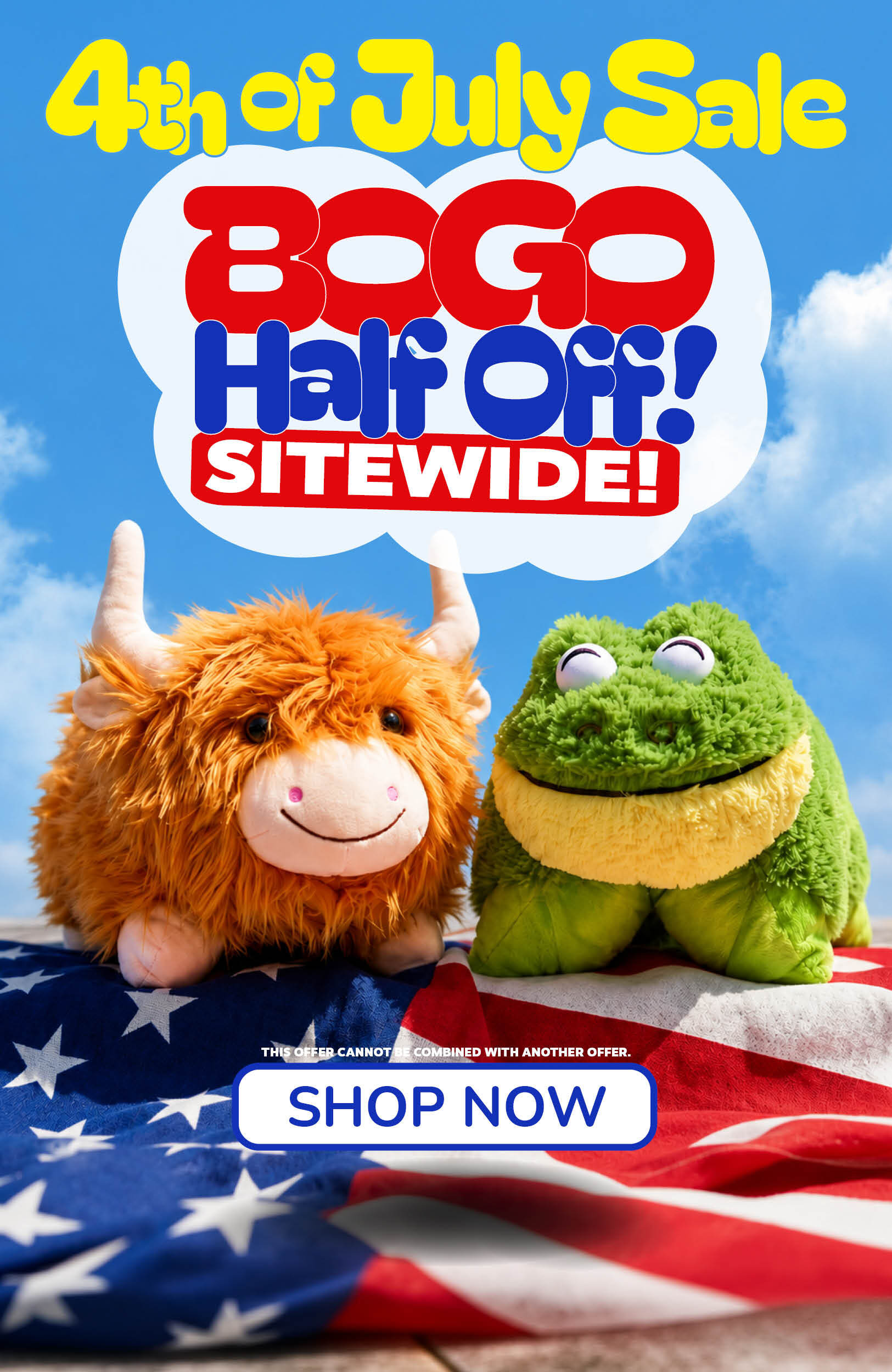 4th of July Sale! Buy one get one half off sitewide! Shop now!
