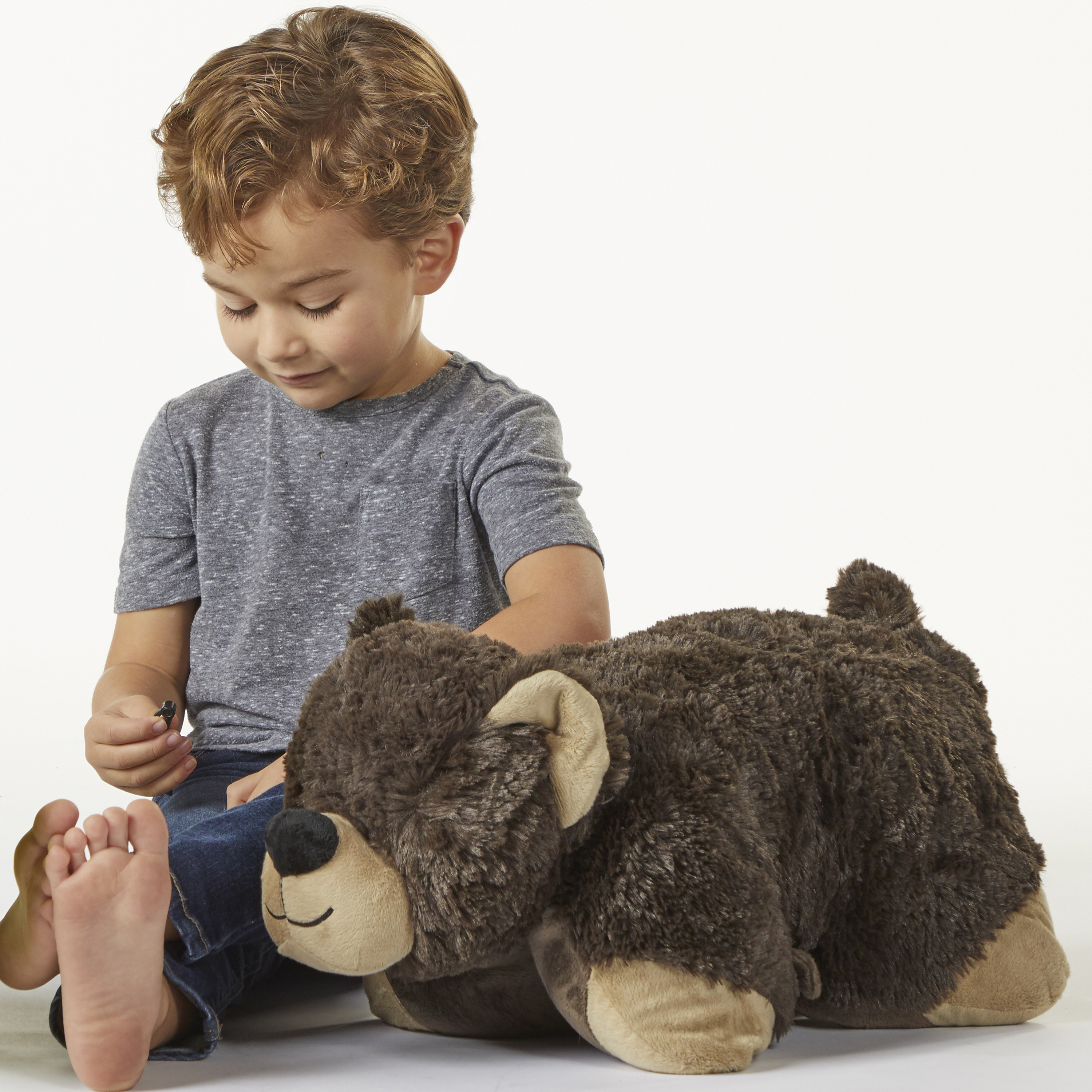 Bear Pillow Pet Stuffed Animal Brown Bear My Pillow Pets 18inch