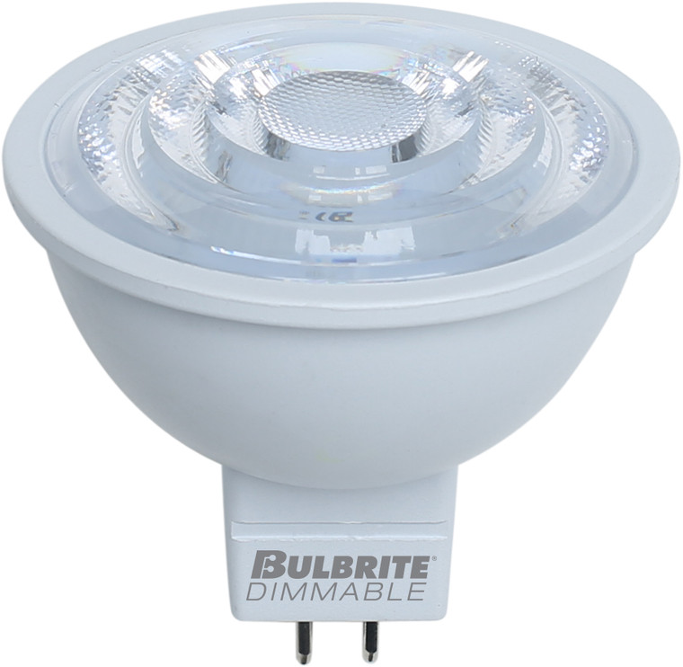 Bulbrite: 771206 MRs Dimmable & Enclosed Rated: MR16 (12V) - 50W Equiv. Watts: 6.5 (10 Pack)