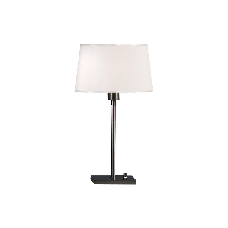 Robert Abbey Real Simple Table Lamp in Gunmetal Powder Coat Finish over Steel 1822