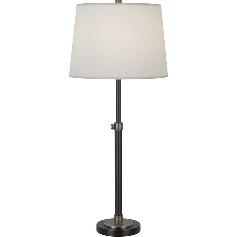 Robert Abbey Bruno Table Lamp in Lead Bronze Finish with Ebonized Nickel Accents 1841X