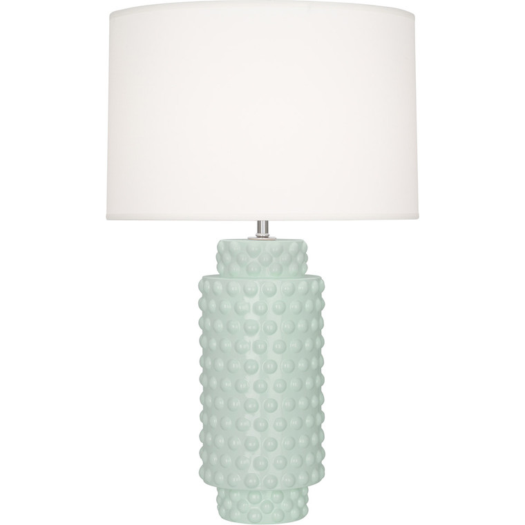 Robert Abbey Celadon Dolly Table Lamp in Celadon Glazed Textured Ceramic CL800