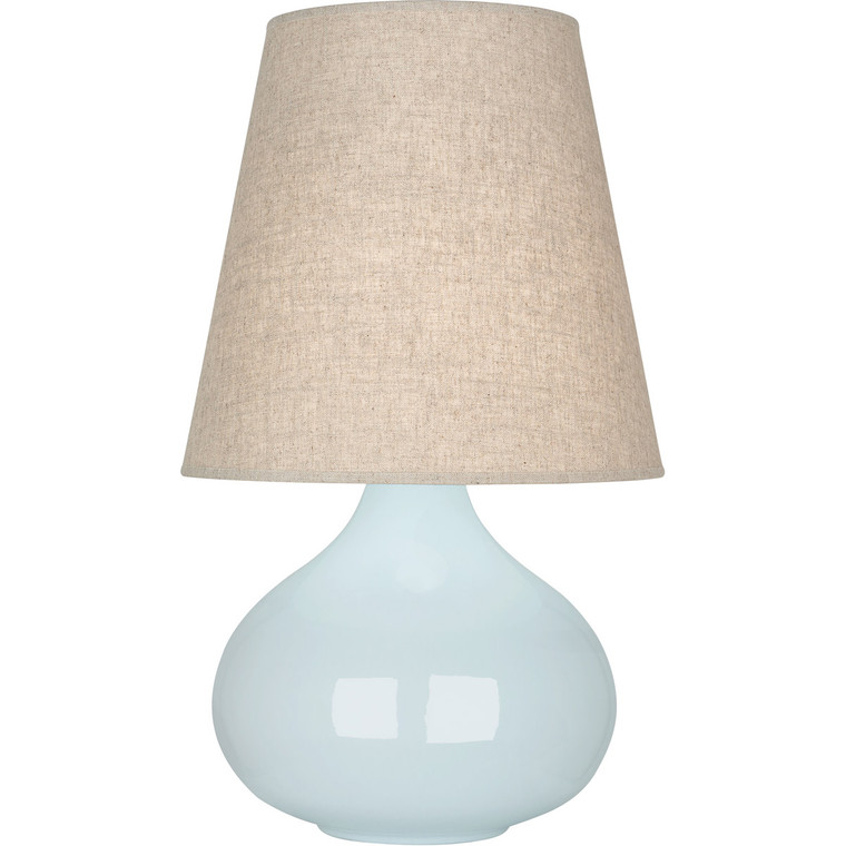 Robert Abbey Baby Blue June Accent Lamp in Baby Blue Glazed Ceramic BB91