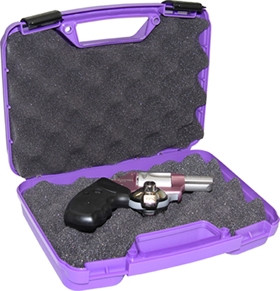 MTM HANDGUN CASE 4 INCH PURPLE SKU 80525 Safari Firearms