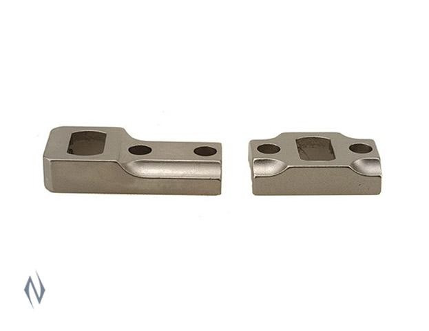 Leupold Dual Dovetail Steel Two-Piece Scope Base For Remington 700 – Silver, Model 51727