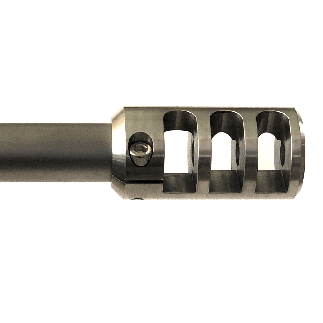 5/8x24 TPI Thread All Steel Competition Muzzle Brake For 350 Legend