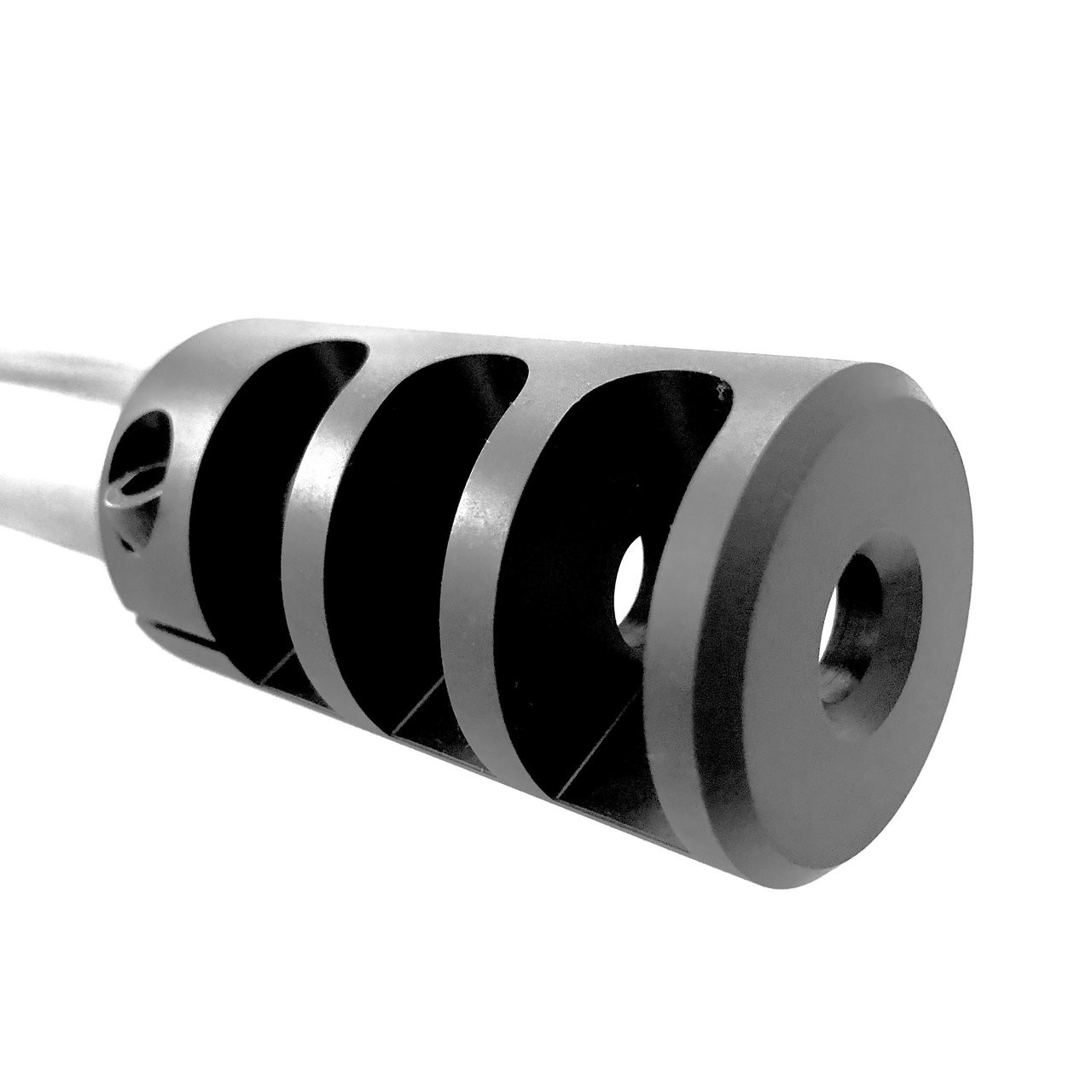5/8x24 TPI Thread All Steel Competition Muzzle Brake For 350 Legend