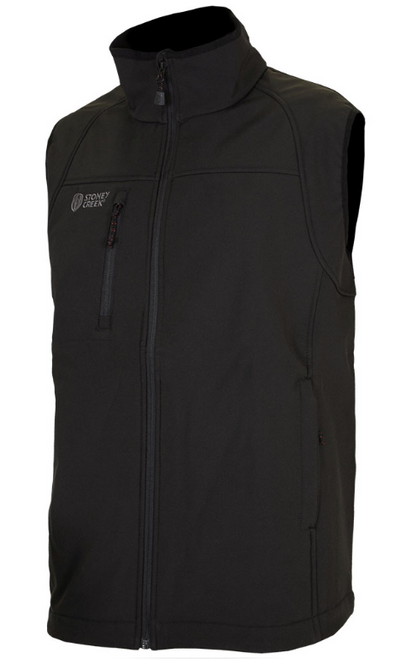 STONEY CREEK SOFTSHELL VEST BLACK - SKU: C8763-L