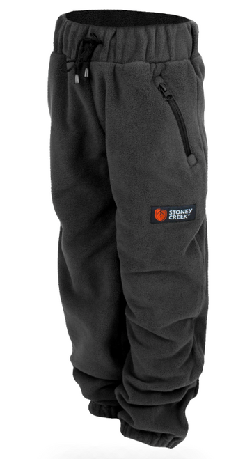 STONEY CREEK KIDS TRACKPANTS BLACK - SKU: HMK-7204-LBL-12