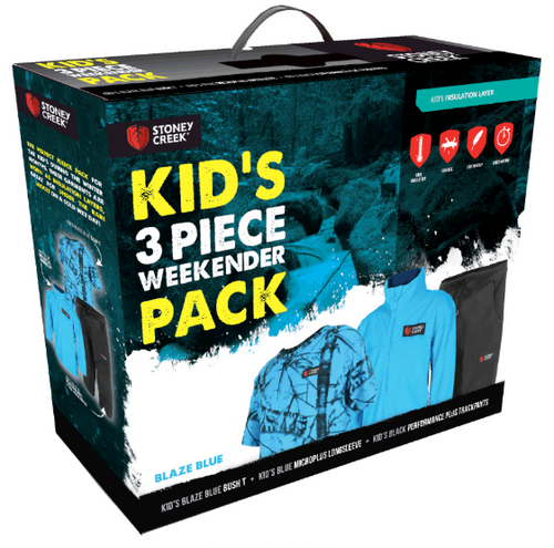 STONEY CREEK KIDS 3 PIECE PACK BLAZE BLUE - SKU: HMK-7308-FBL-06