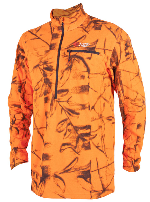 STONEY CREEK MICRO+ TOP L/S V2 BLAZE ORANGE - SKU: 1646-XL