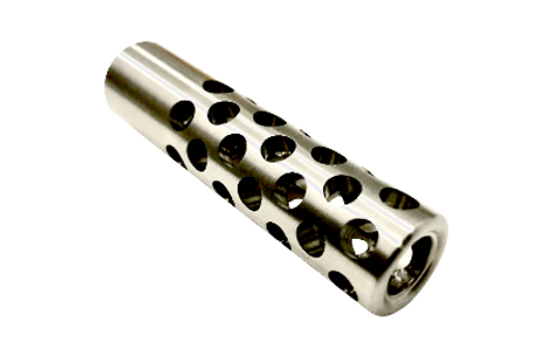 GRIZZLY - MUZZLE BRAKE STAINLESS - THREAD: M13X1.25 - DIAMETER 15.4MM - SKU: GBS15.41.25