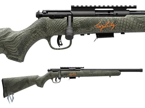 SAVAGE 93 22 WMR FVSR BLUED SYNTHETIC VARMINT TROY LANDRY 16.5 INCH - SKU: 93FVSRTL