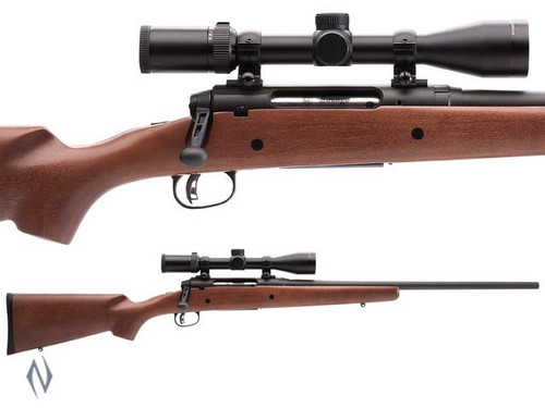 SAVAGE AXIS II HARDWOOD PACKAGE 6.5 CREEDMOOR DM 4SHOT - SKU: AXIIXPH65