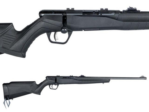 SAVAGE B22 22LR F BLUED SYNTHETIC 10 SHOT WITH SIGHTS - SKU: B22F