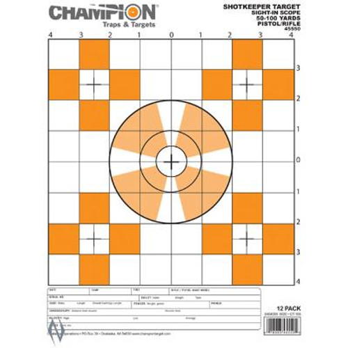 CHAMPION TARGET SHOTKEEPER SIGHT IN SC SM 12 PACK - SKU: CH45550