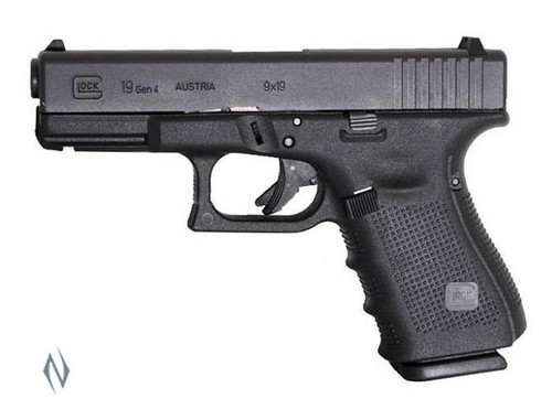 GLOCK 19 9MM COMPACT 15 SHOT GEN4 102MM - SKU: GLOCK19G4