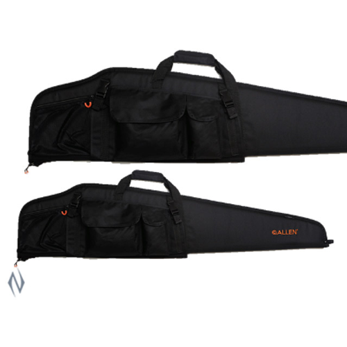 ALLEN USA SCOPED RIFLE CASE BLK / ORANGE 3 POCKET 46IN - SKU: AL8793