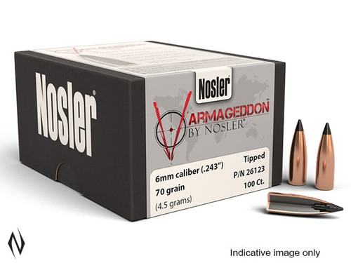 NOSLER 6.5MM 90GR TIP VARMAGEDDON 100PK - SKU: NV6.590