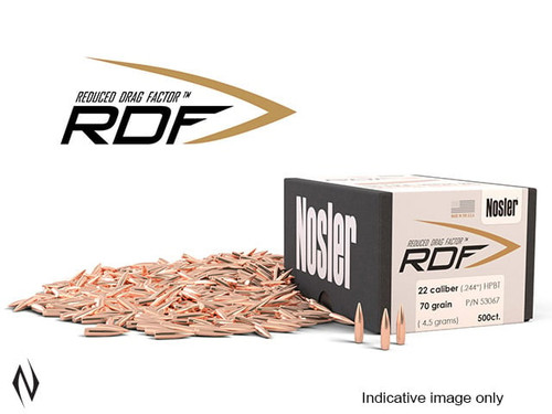 NOSLER RDF 224 77GR HPBT 500PK - SKU: NRDF2277VP