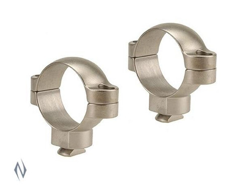 LEUPOLD DUAL DOVETAIL 30MM RINGS HIGH SILVER - SKU: LE57314