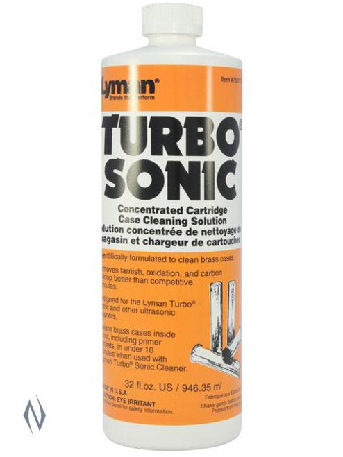 LYMAN TURBO SONIC CASE CLEANING SOLUTION 32 OZ - SKU: LY-TSC32