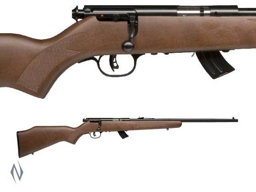 SAVAGE MKII 22LR GY BLUED WOOD YOUTH 10 SHOT - SKU: MKIIGY