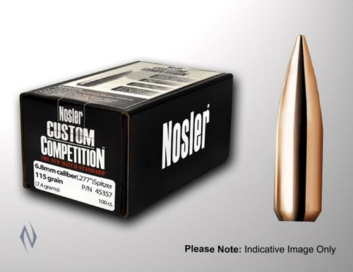 NOSLER 30 168GR HPBT CUSTOM COMP 100PK - SKU: NCC30168