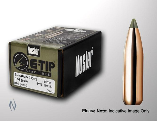 NOSLER 338 200GR E-TIP 50PK - SKU: NET338200