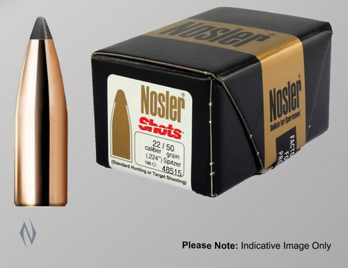 NOSLER 224 55GR SHOTS 500PK - SKU: NSB2255500