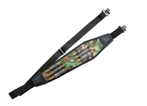 GROVTEC PADDED NYLON RIFLE SLING 48X1 REALTREE XTRA GREEN WITH SWIVELS - SKU: GTSL66