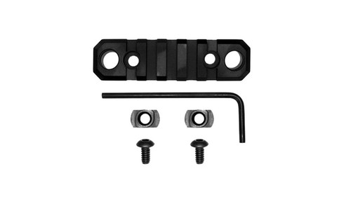 GROVTEC PICATINNY RAIL 3.1 INCH 5-SLOT PUSH BUTTON BASES