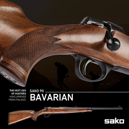 SAKO 90 BAVARIAN 22-250 22.4IN ST - SKU : SK90BAV22250/23NSST