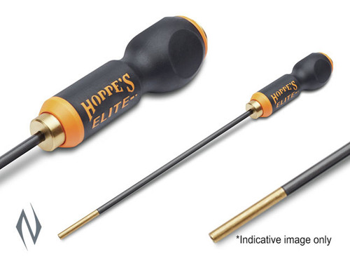 HOPPES ELITE CLEANING ROD 1 PIECE CARBON FIBRE .30 RIFLE 36IN - SKU: HPRC270R