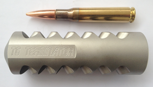 T6B TERMINATOR MUZZLE BRAKE - THREAD: M28X1.5 - SKU: T6B-M28X1.5