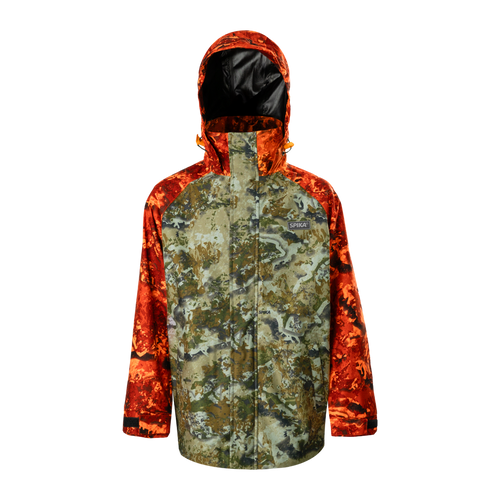 SPIKA VALLEY JACKET -KIDS- BIARRI CAMO/BLAZE -12- SKU: HCJ-VLX-6K5