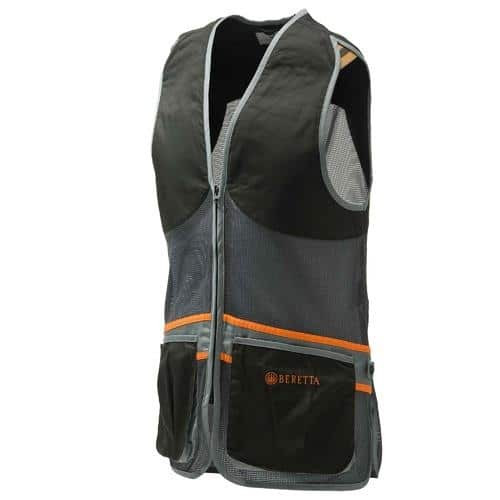 BERETTA Full Mesh Vest Black & Gray 2XL - SKU: GT671-T1553-0903/2XL