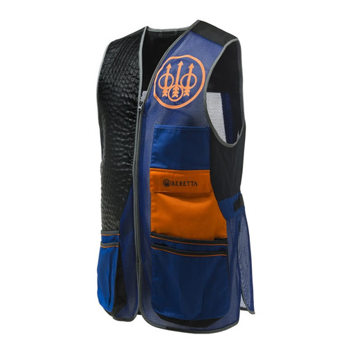 BERETTA SPORTING LARGE VEST EVO BLUE & BLACK SKU: GT911T155305C6/L