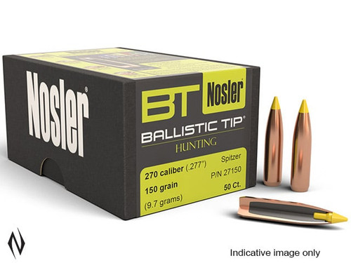 NOSLER 270 170GR BALLISTIC TIP 50PK - SKU: NB27170