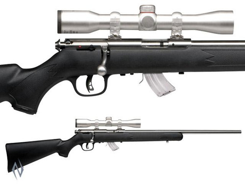 SAVAGE MKII 22LR FSS STAINLESS SYNTHETIC PACKAGE - SKU: MKIIFSSXP