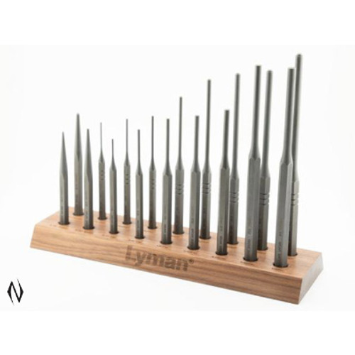 LYMAN ARMOURERS 18 PCE HEX PUNCH SET + STAND